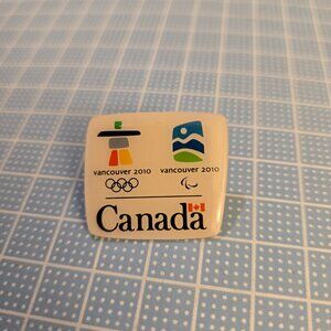 2010 Vancouver Canada Olympic And Paralympic Lapel Pin Badge
